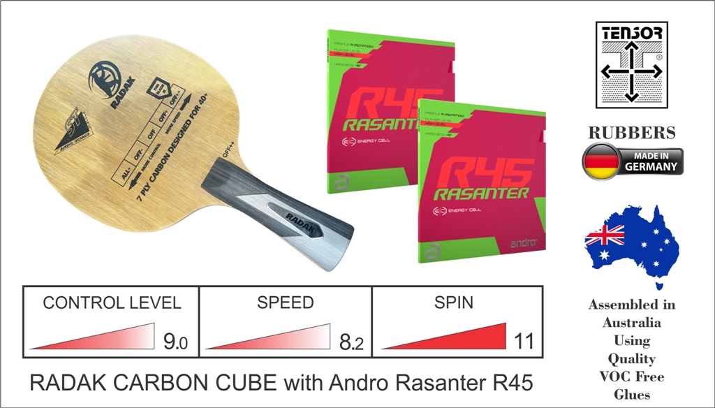 RADAK Carbon Cube Ready To Play Rasanter R45 Combo